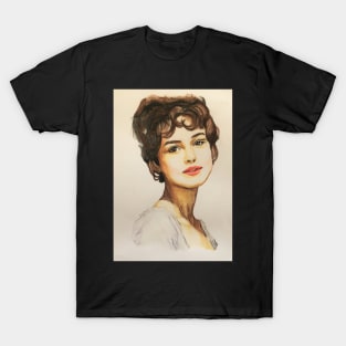 Elizabeth Bennet in watercolour T-Shirt